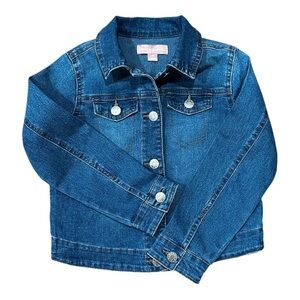 Like New BCBG Girl Blue Jean Jacket Classic Denim - Size XS (5/6) Toddler Girl